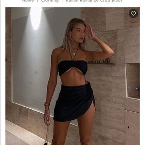 Italian romance top(S) sunset views skirt(S)